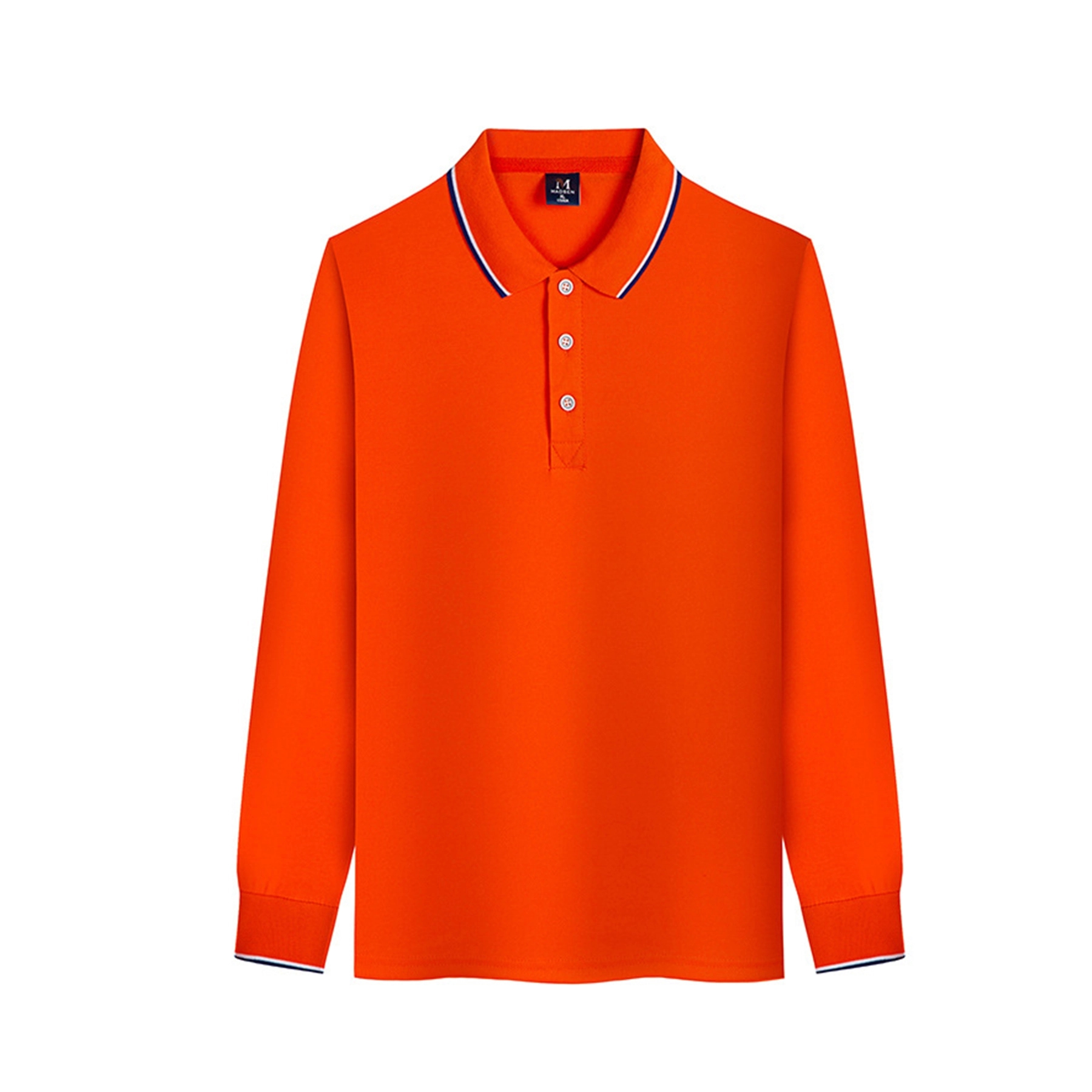 Unisex Classic Long Sleeve Polo Shirt 2