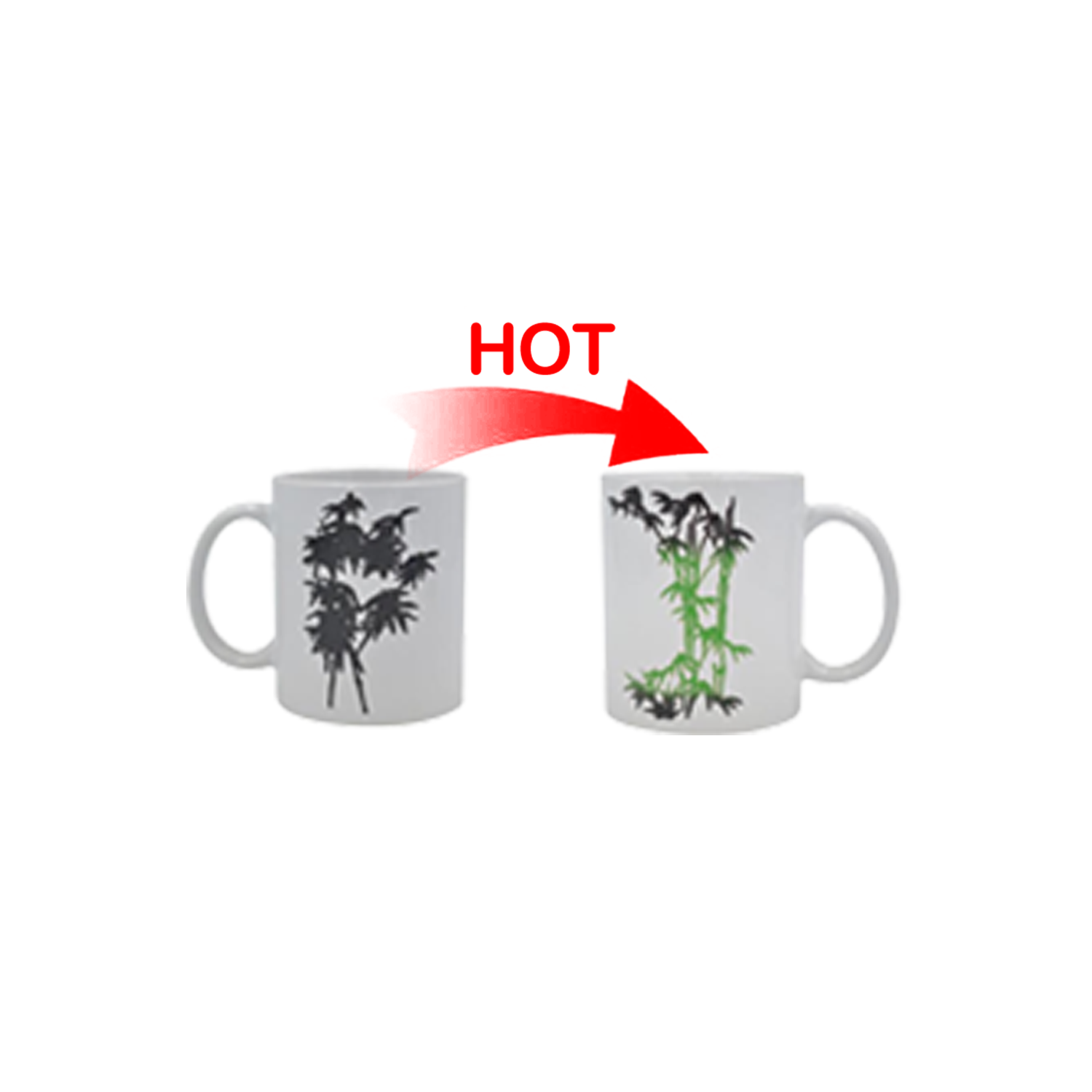 12oz Magic Color Changing Ceramic Coffee Mug 9