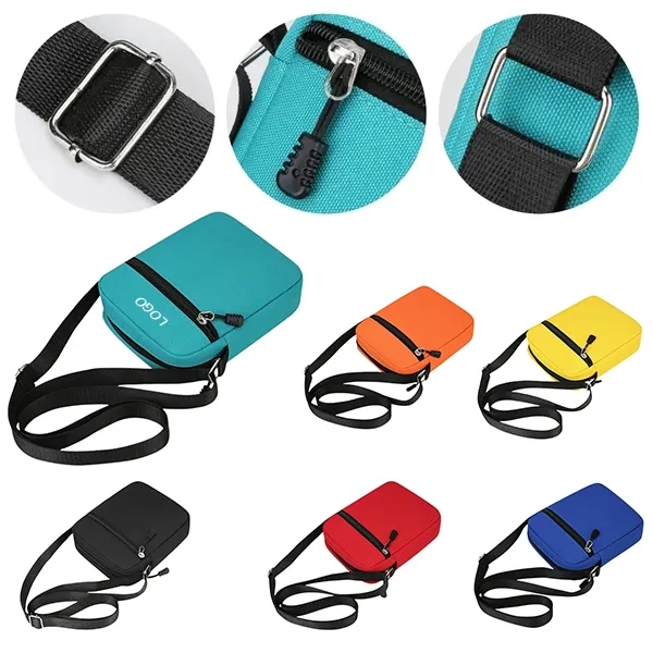 Mini Crossbody Bag with Oxford Cloth Material 2