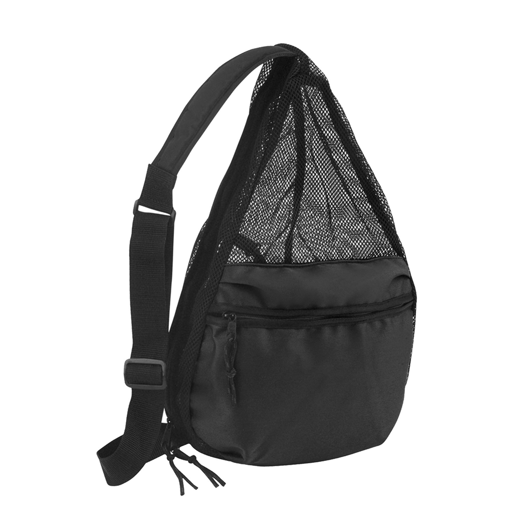 600D Polyester 2 Tone Mesh Sling Backpack 9