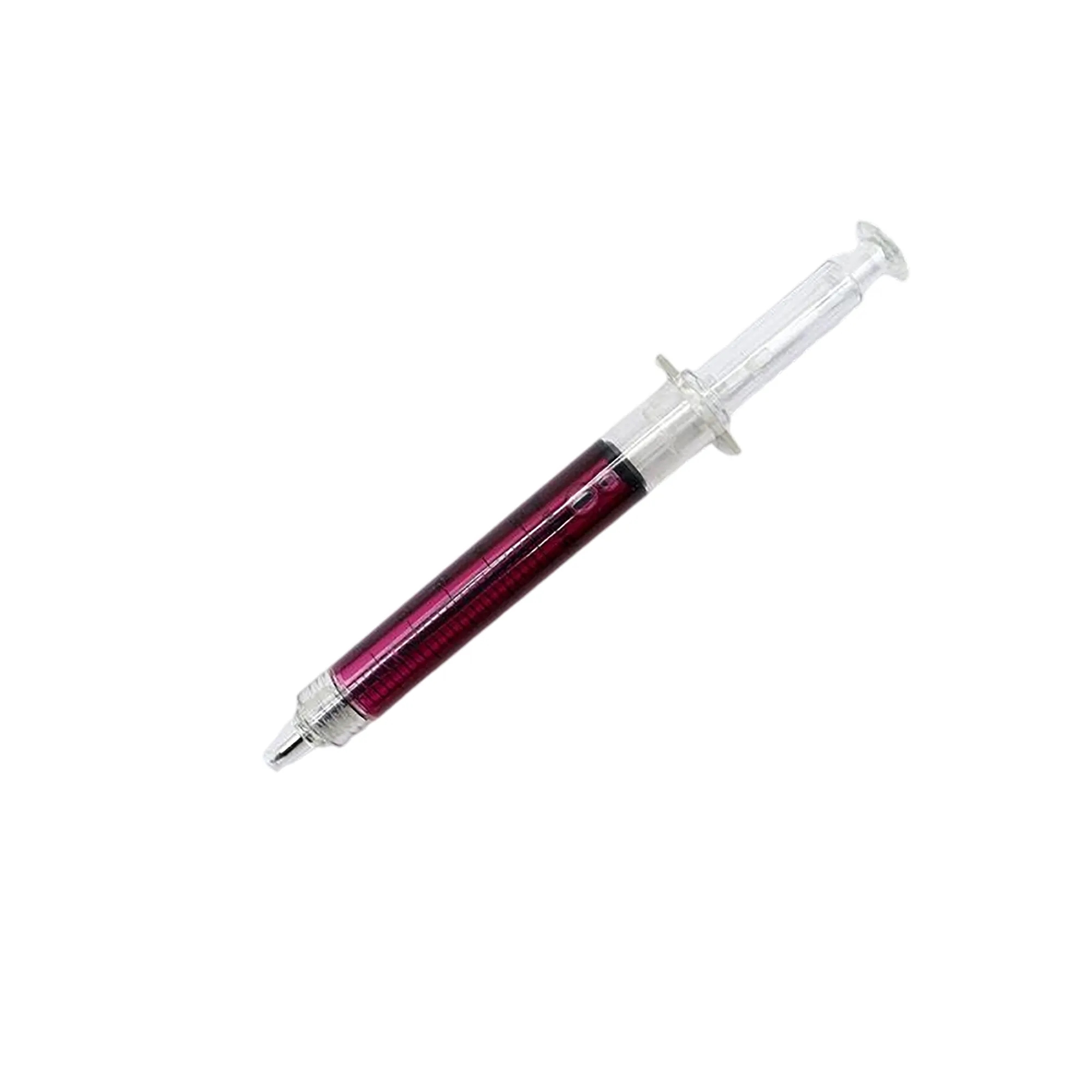 Syringe Shaped Ballpoint Pen Plastic 5.4 Inch 6