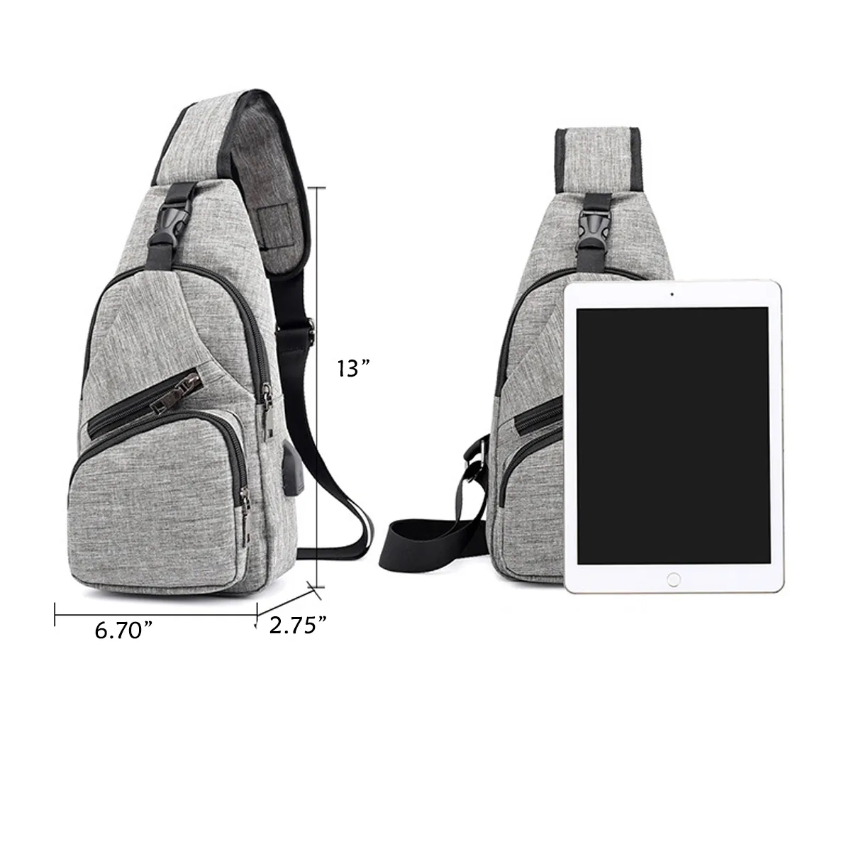 Multipurpose Crossbody Shoulder Sling Bag 7