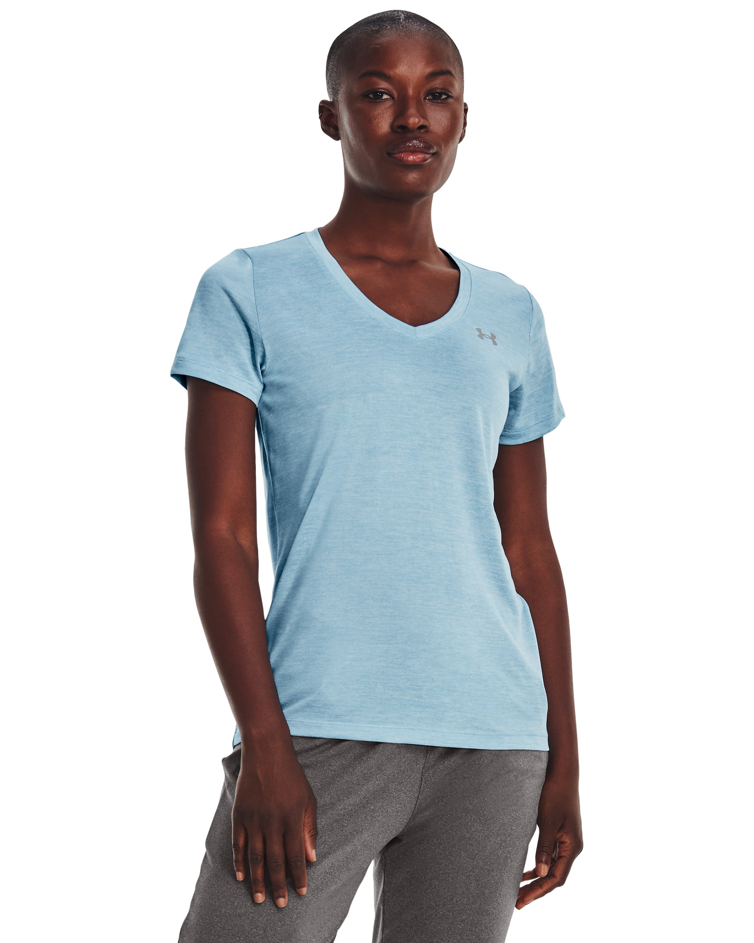 UA Tech Twist Women's V-Neck Short Sleeve 42