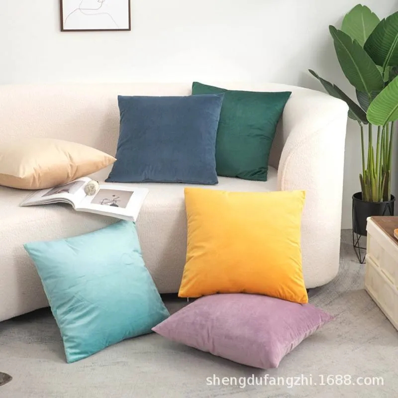 Square Linen Pillowcase - Natural Flax Cushion Cover 6