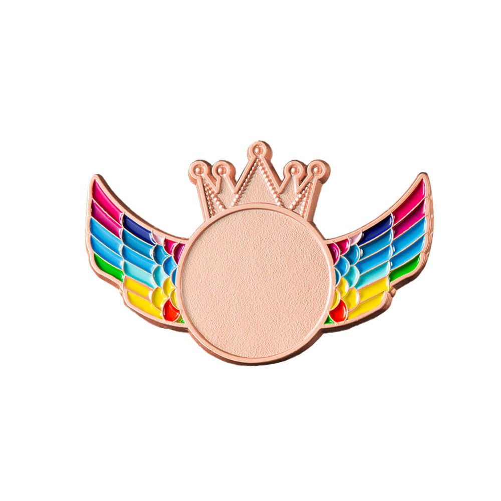 Custom Crown Wing Name Badges 6