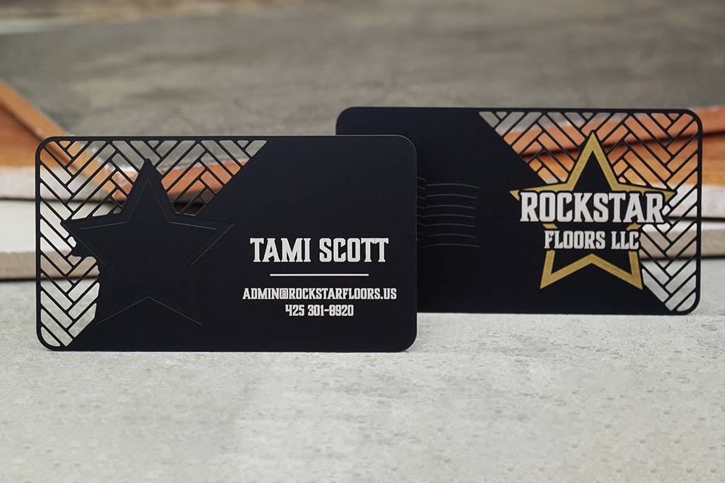 Black Metal Business Cards 41