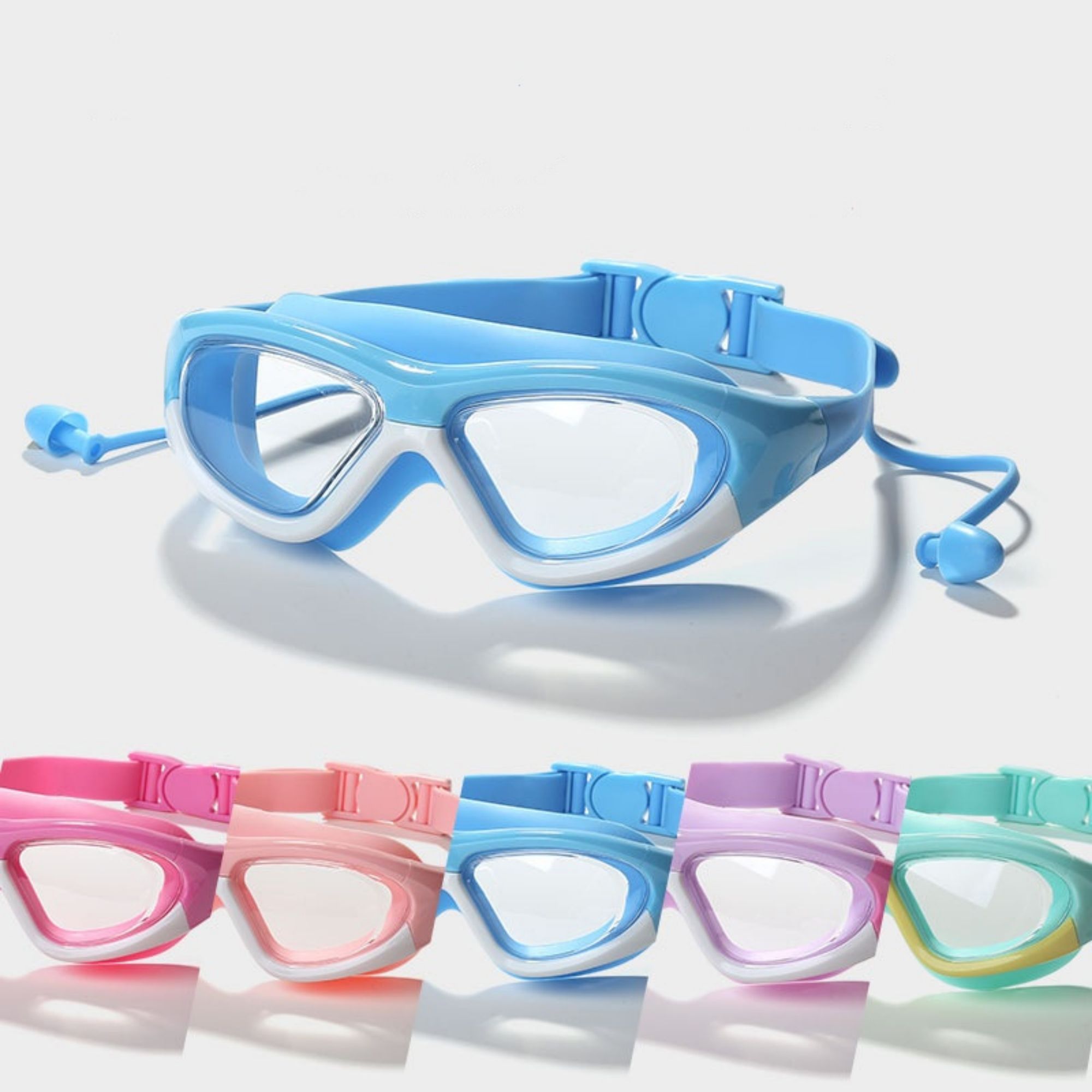 Adjustable Goggles Swimming For Kids 4