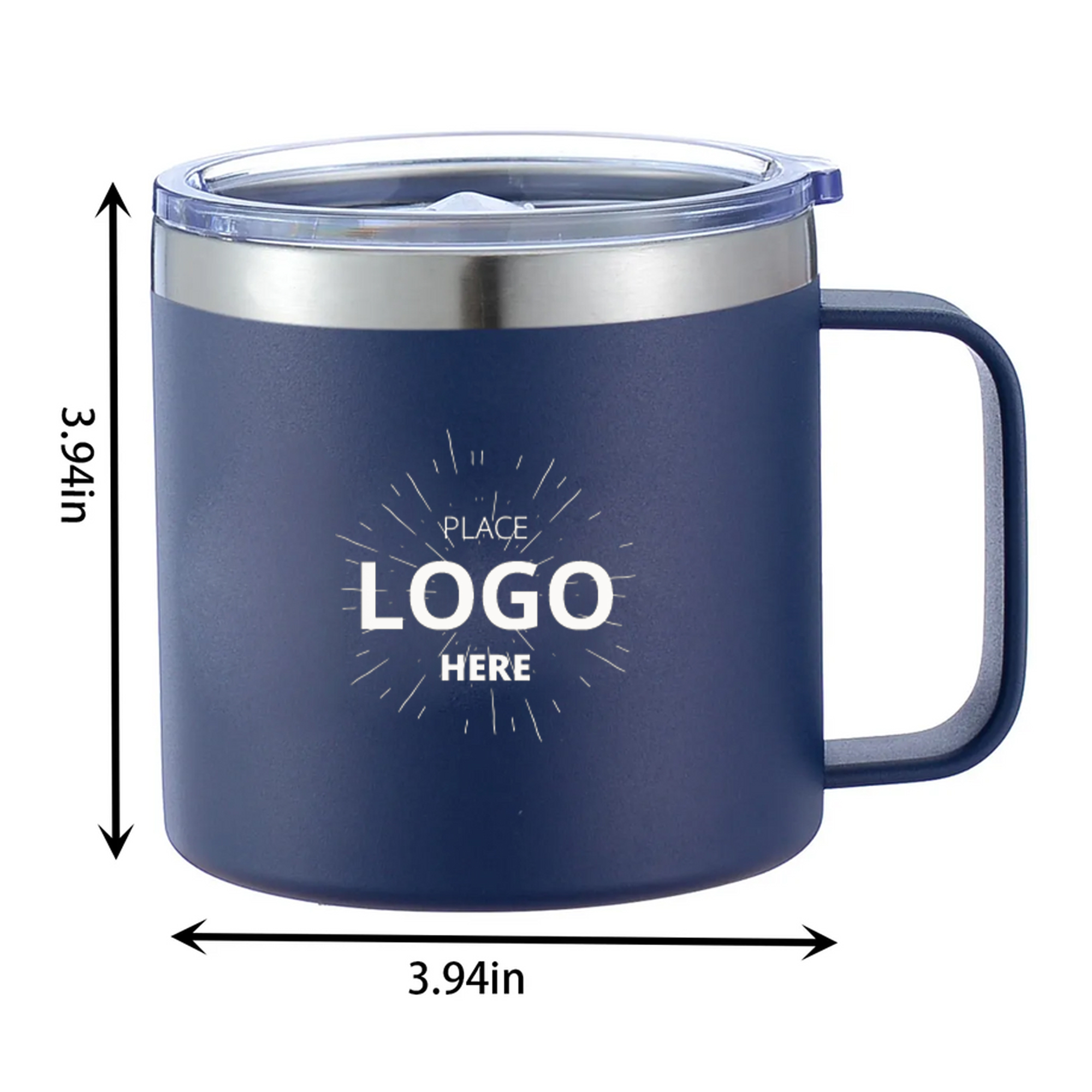 14oz Stainless Steel Coffee Mug 2