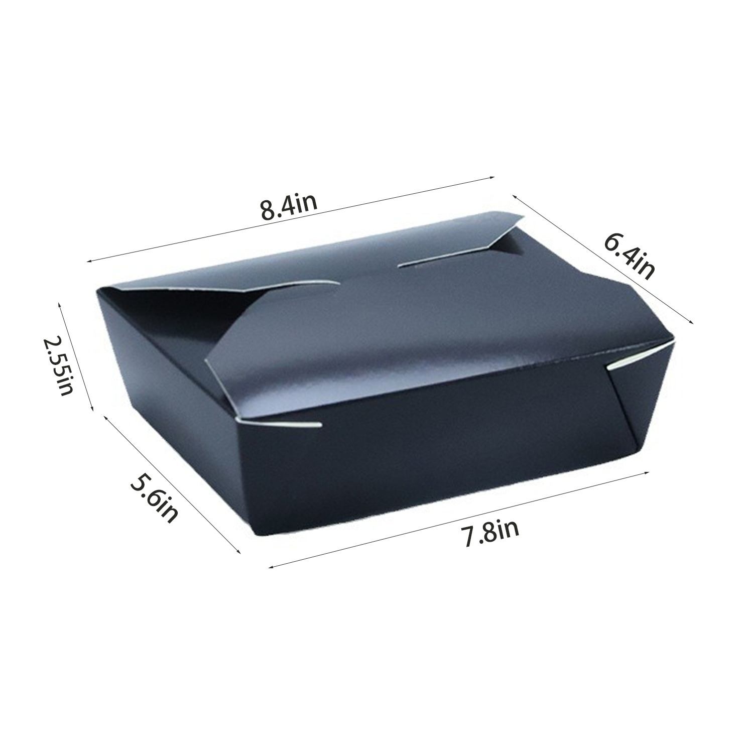 Custom Disposable Takeout Boxes w/ Leakproof Coating 2