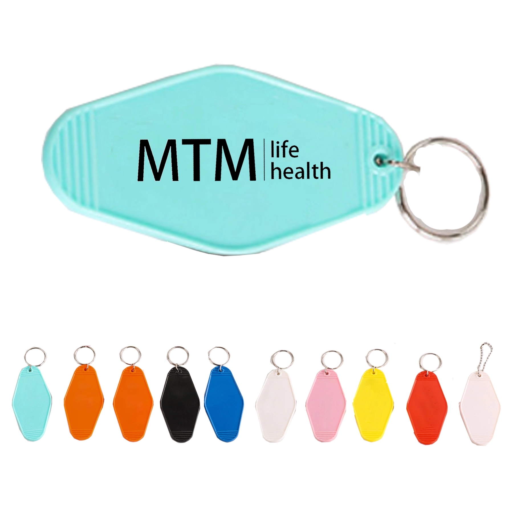 Plastic Hotel Keychain Motel Key Tag 2