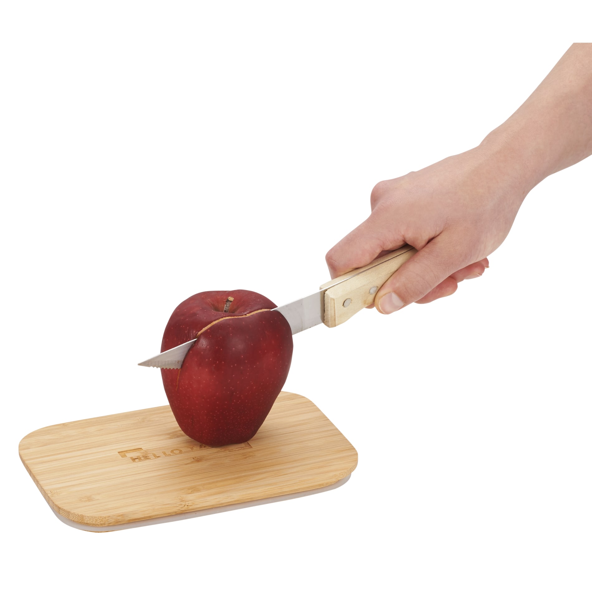 Bamboo Fiber Lunch Box with Cutting Board Lid 2