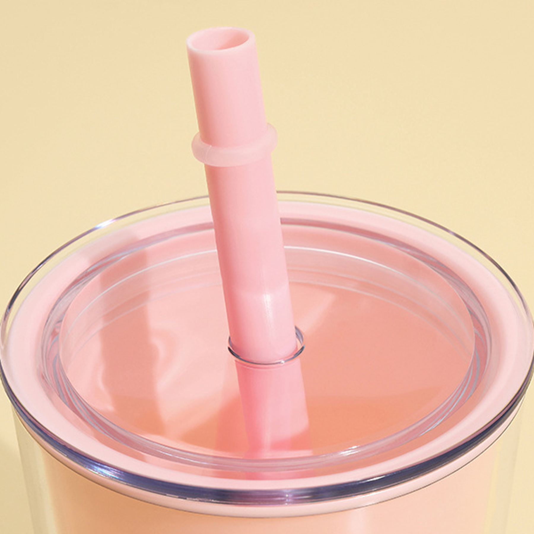 Plastic Summer Portable Large Capacity Straw Cup 4