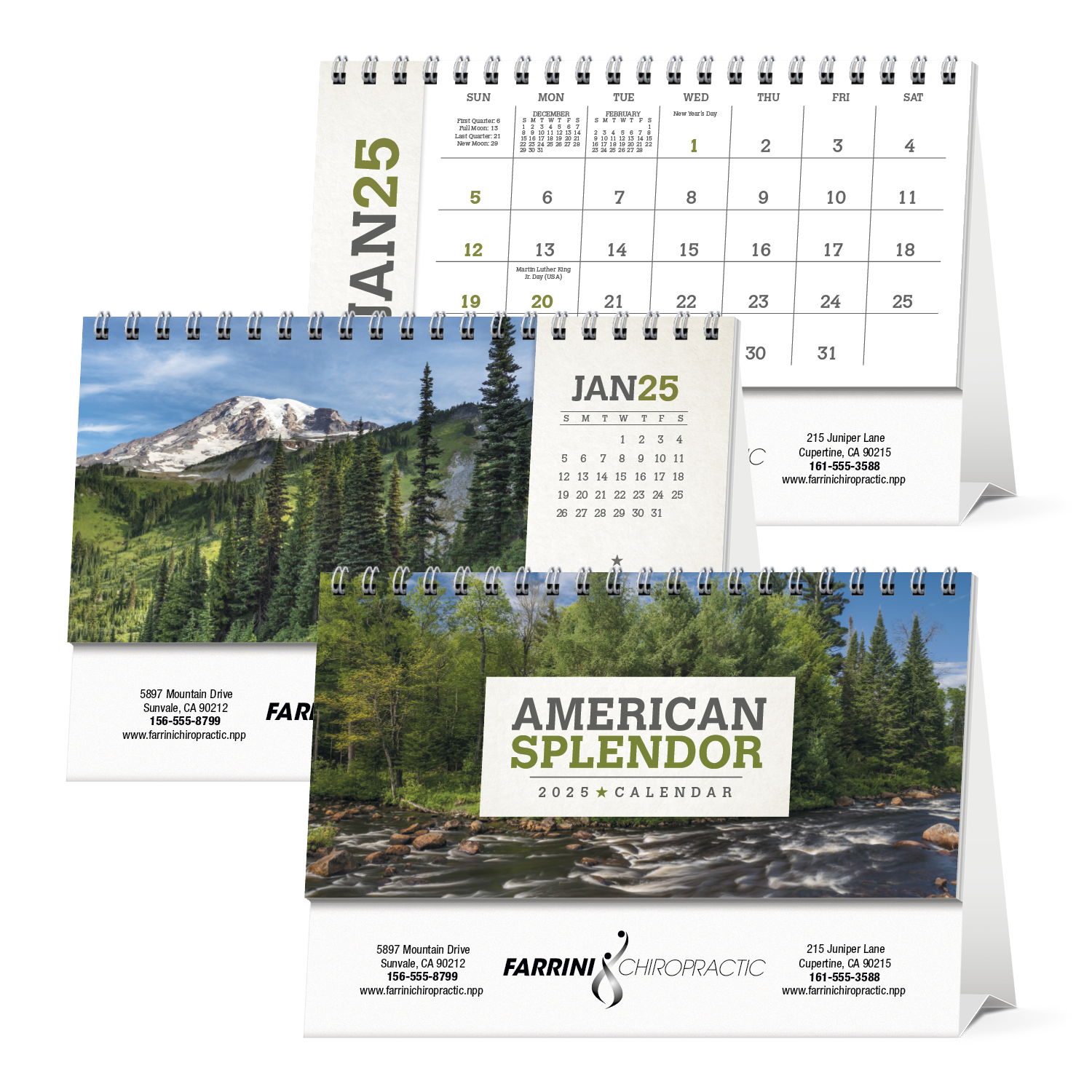 Triumph® Calendars American Splendor Desk Calendar 32