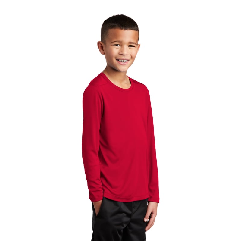 Sport-Tek Youth Posi-UV Pro Long Sleeve Tee. 25