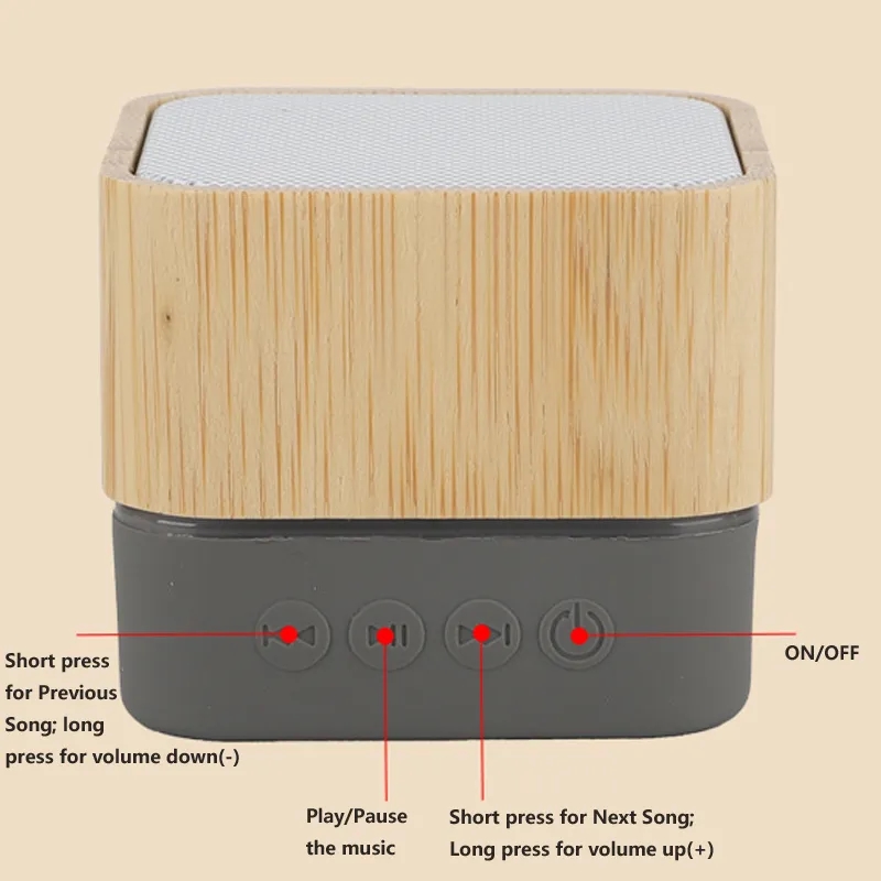 Bamboo Wood Speaker 4
