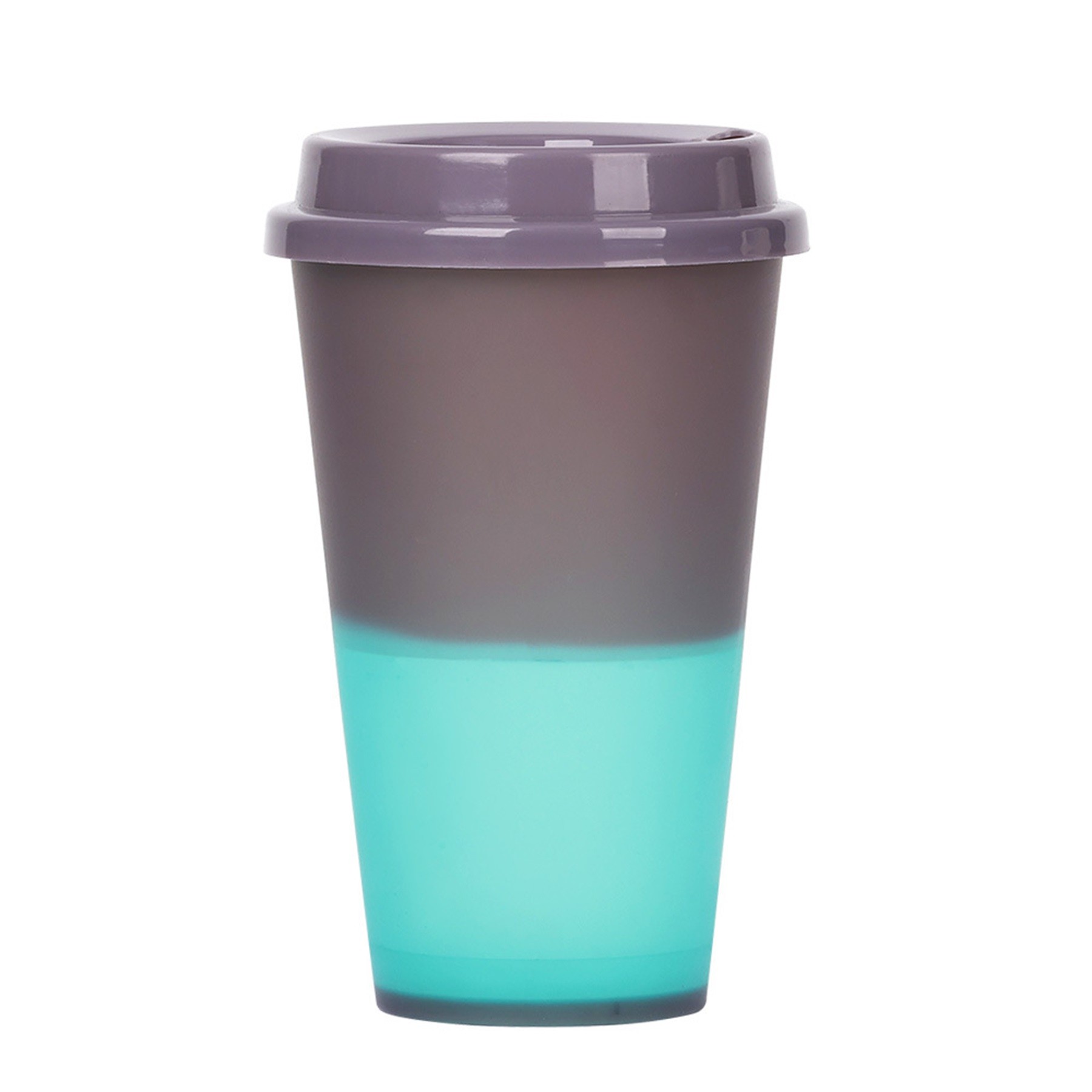 5 Pack Color Changing Cups 17 oz Plastic Cups with Lids 7