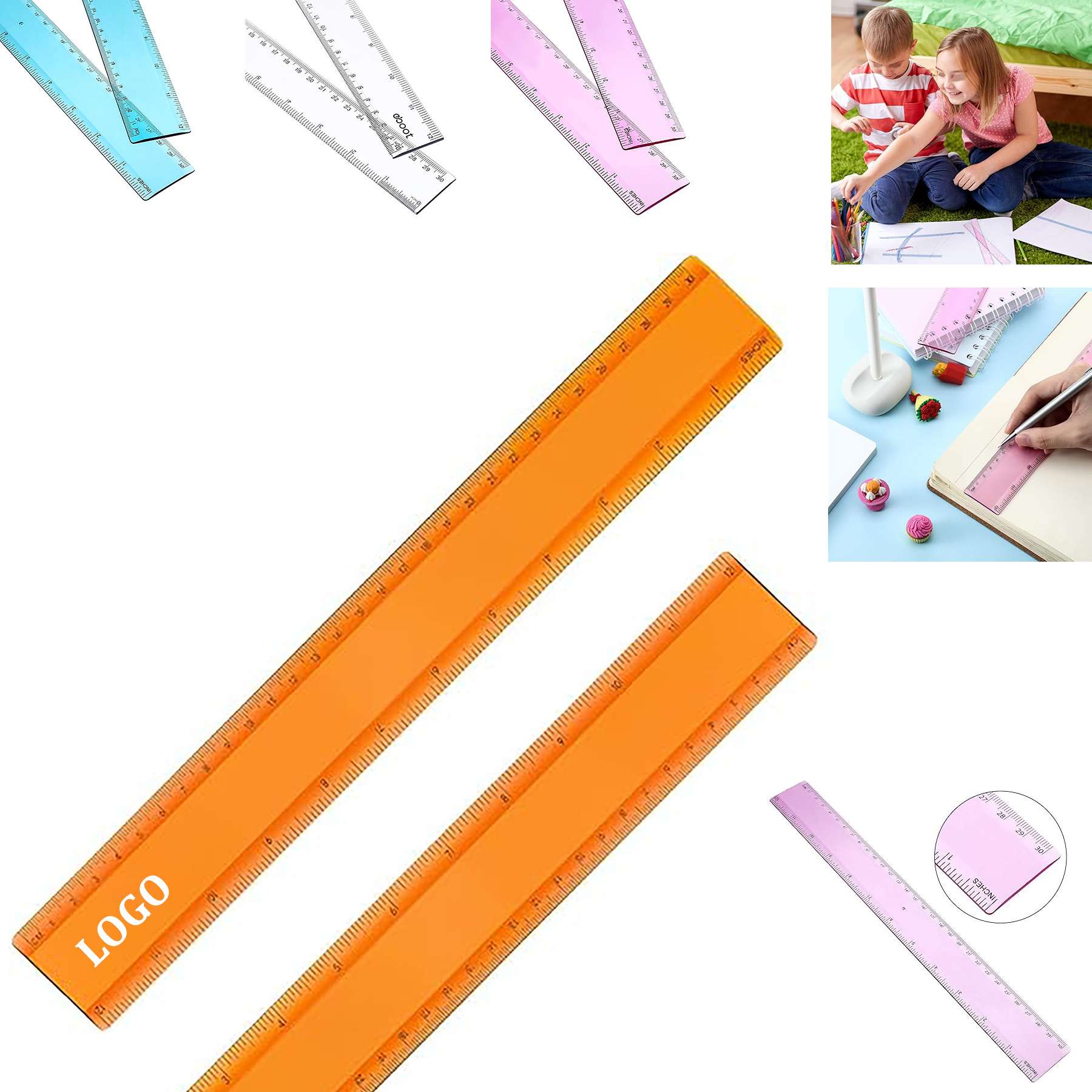 Plastic Straight Ruler 2