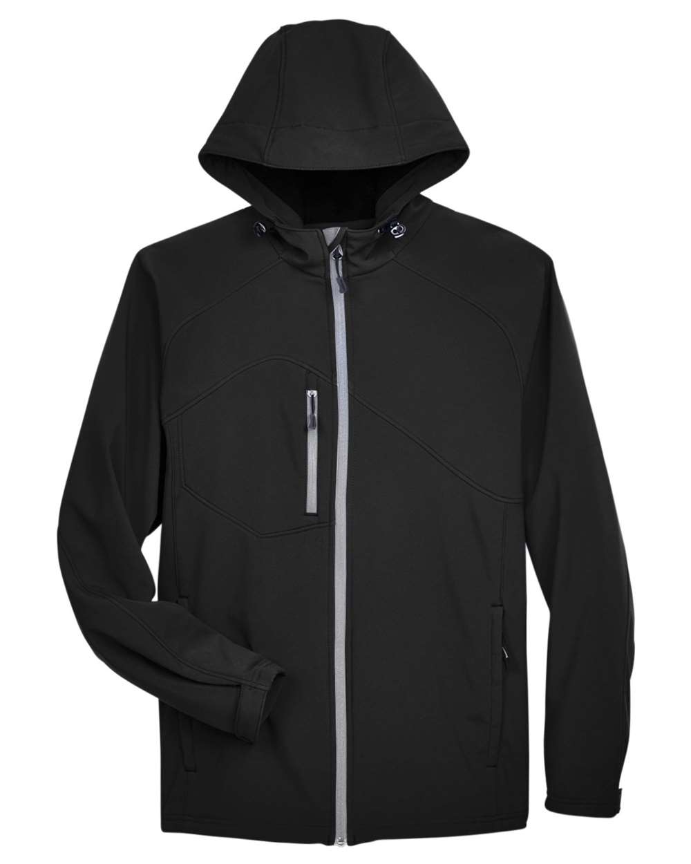 Men's Prospect Two-Layer Fleece Bonded Soft Shell Hooded Jacket - 88166 17