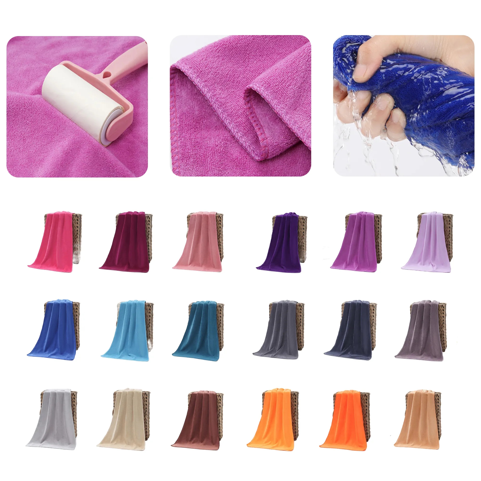 MOQ 50 PCS Car Microfiber Cleaning Towel 4