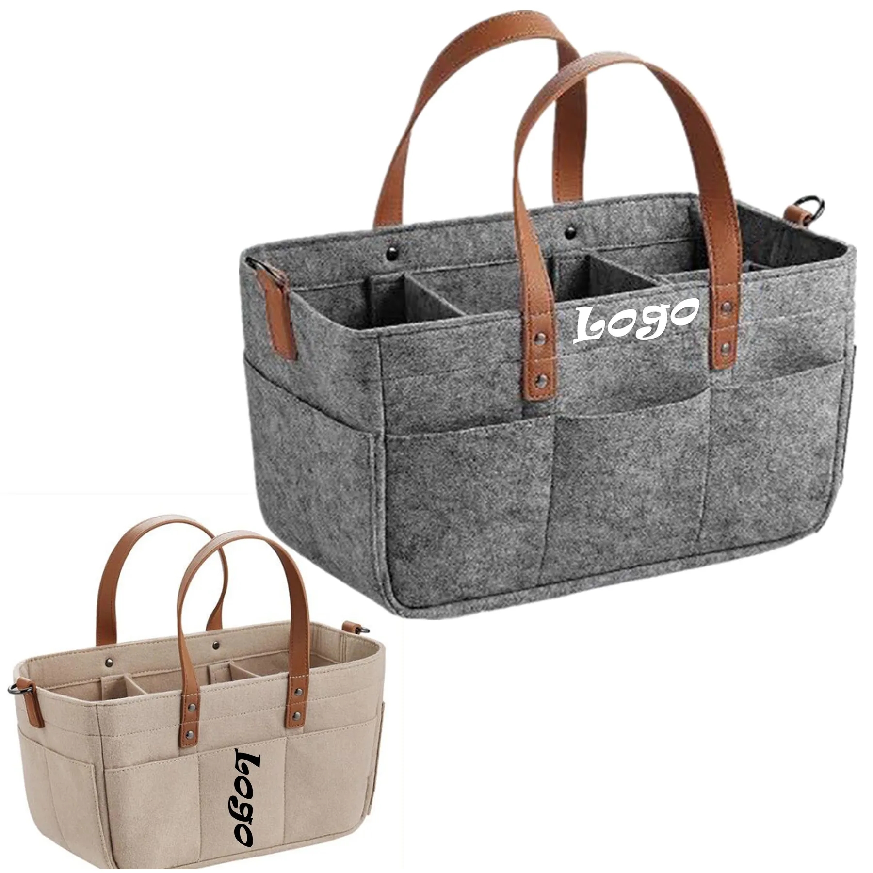 Diaper Bag Tote, custom tote bag with logo imprint 5