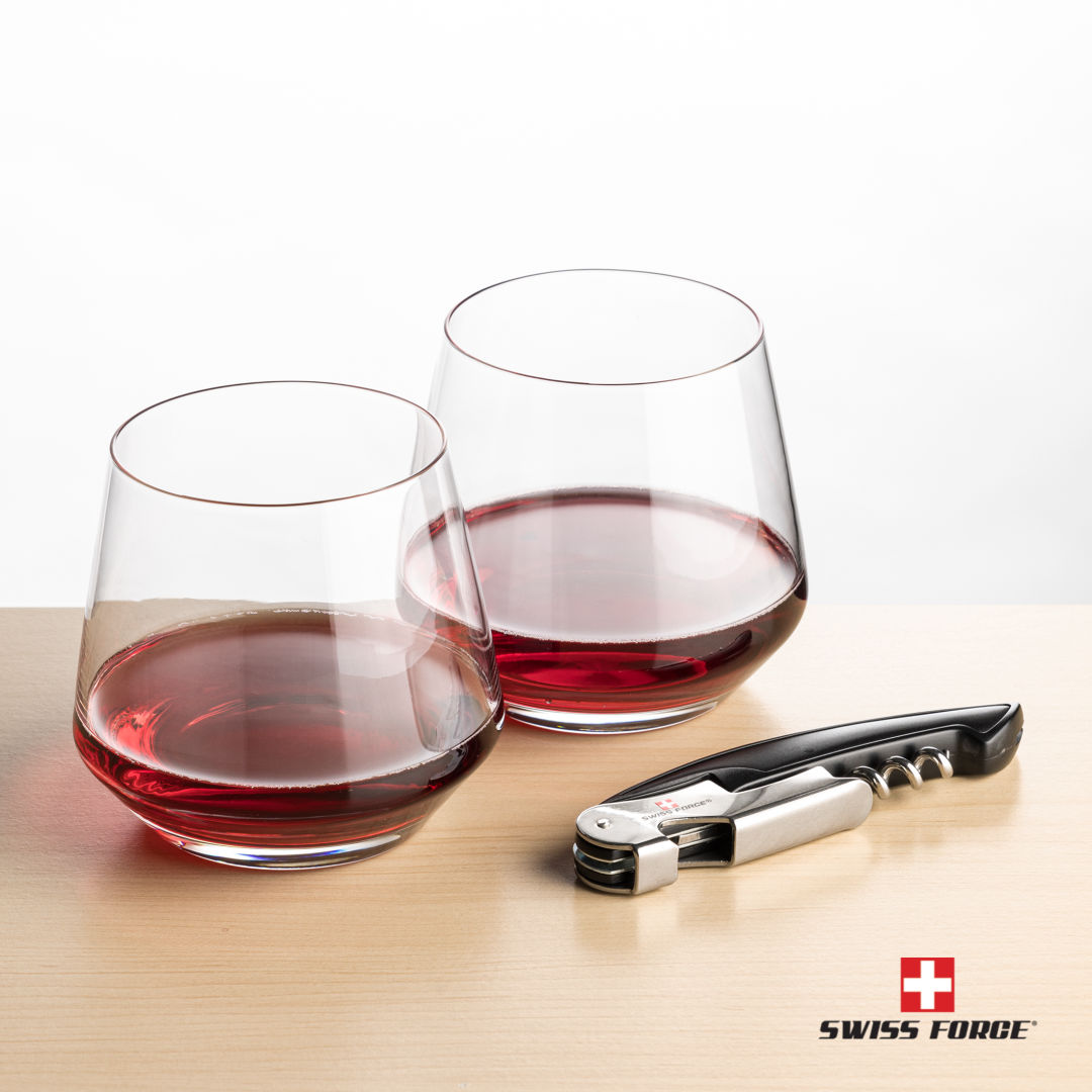 Swiss Force® Opener & Tucson Stemless Wine 6
