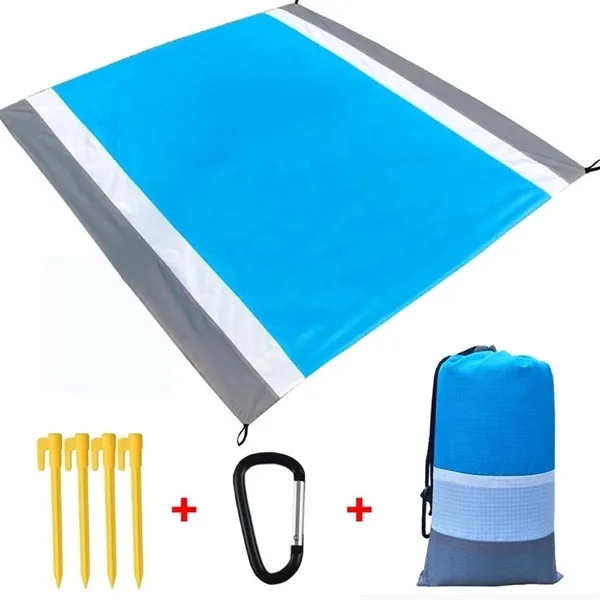 79''x 56'' Waterproof Beach Mat Blanket 4