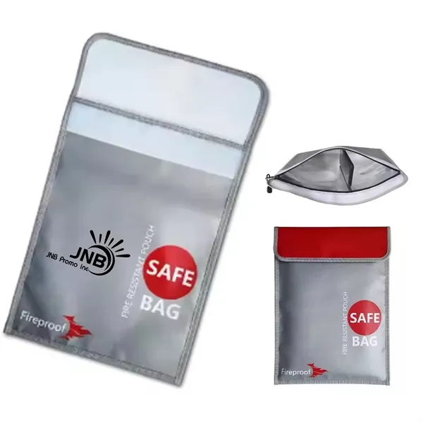 Flame-Retardant Document Pouches