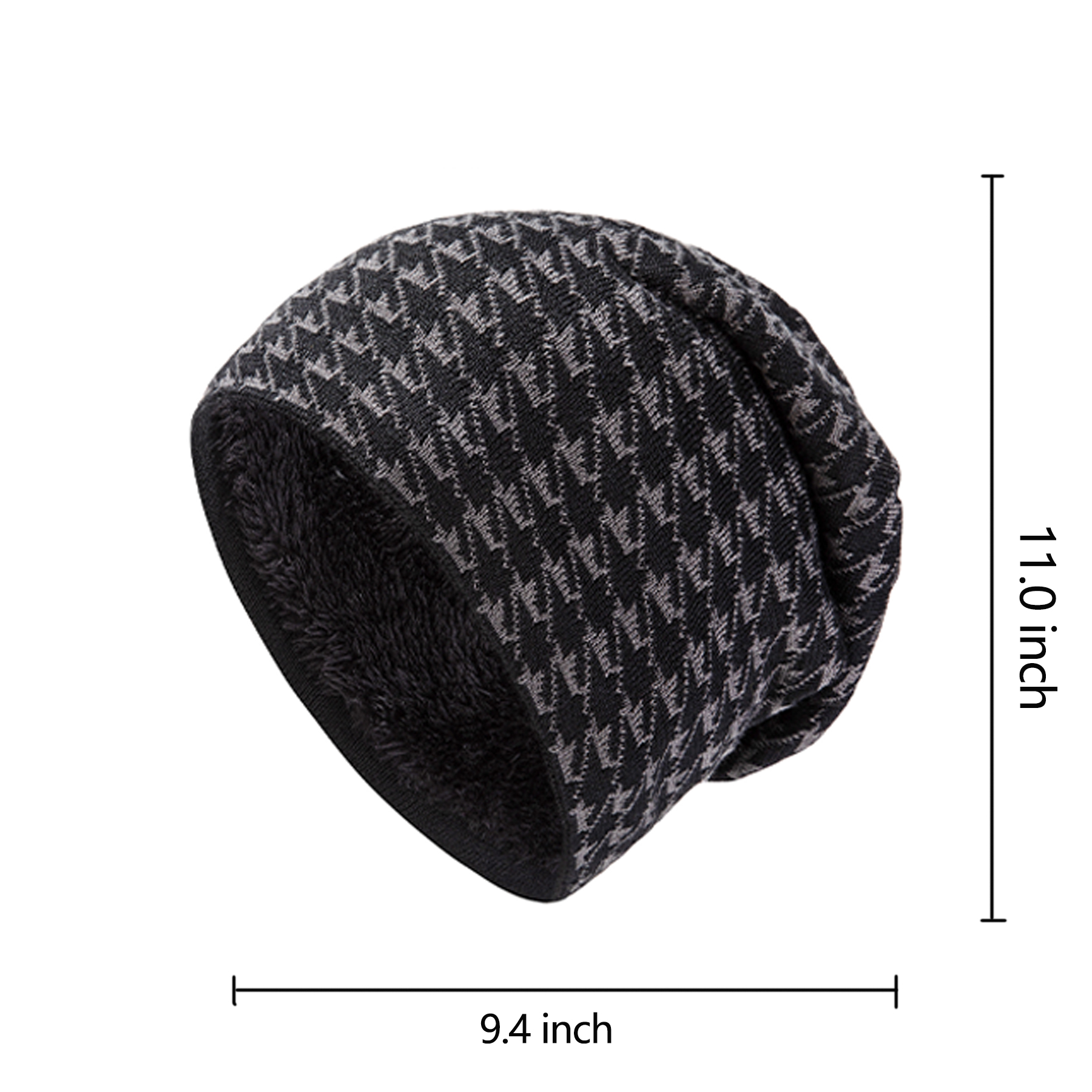 Mens Plus Fleece Ear Protection Hat 7