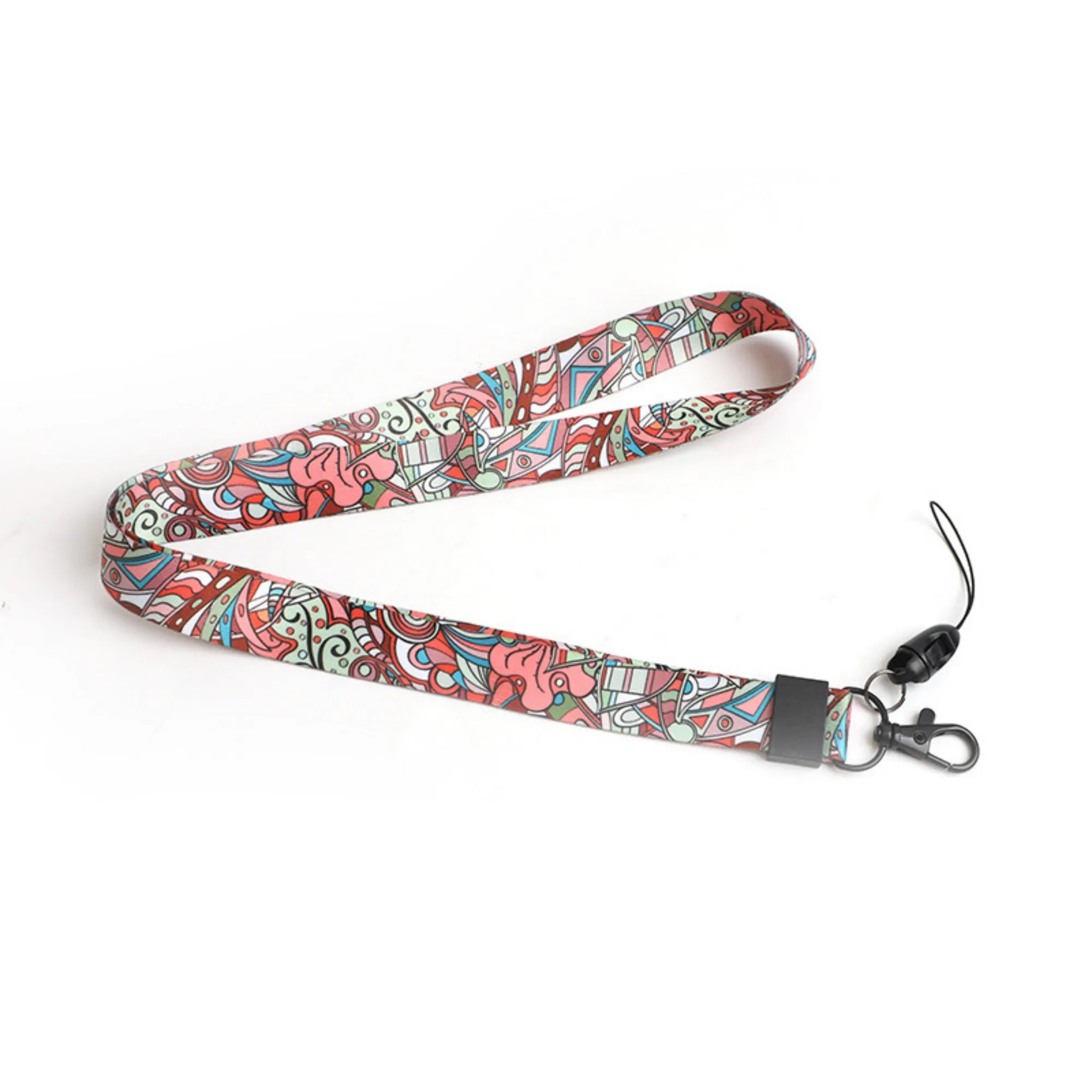 Custom Logo Wrist Lanyard Strap Cute Key ID Badge Holder 3