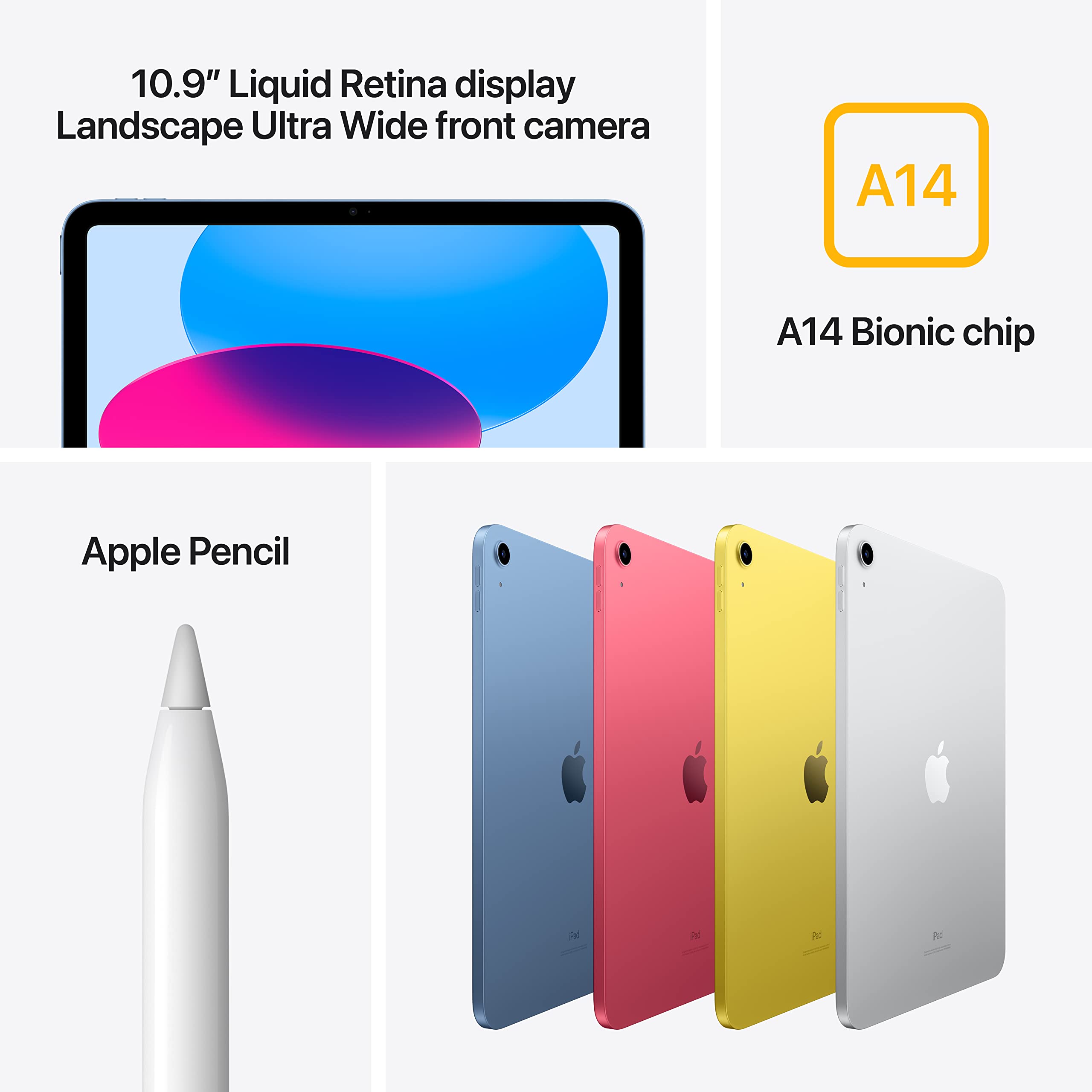 Apple 10.9-inch iPad Wi-Fi 64GB - Silver                                                            2