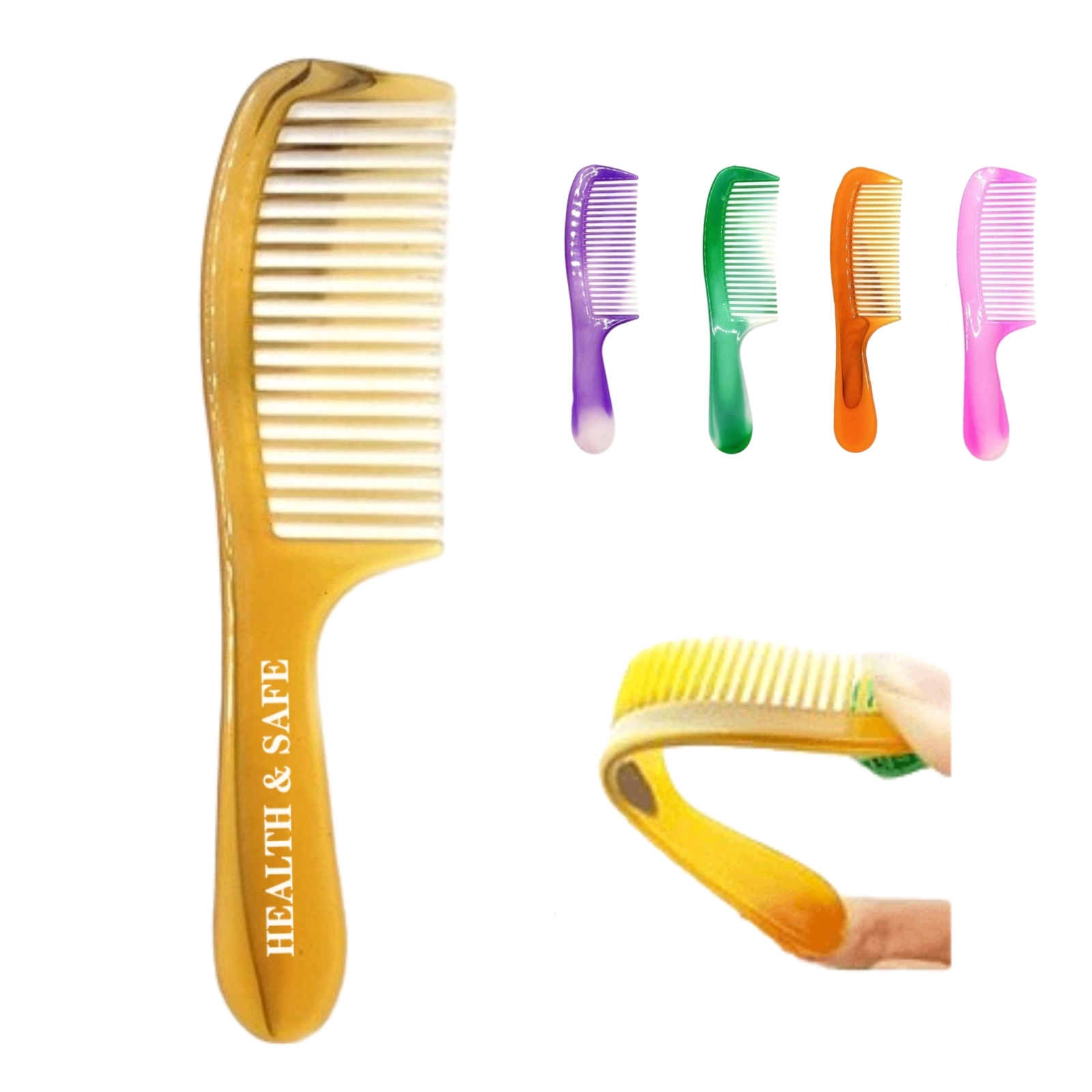 Folding Constant Anti-Static Beef Tendon Comb 1