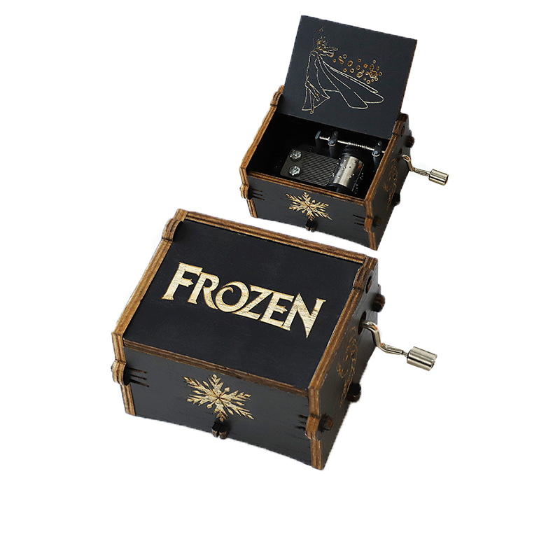 Wooden Hand-cranked Music Box 7