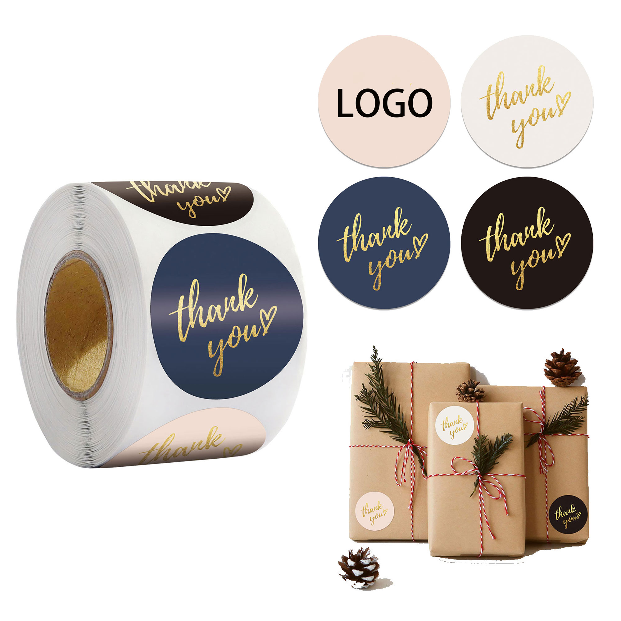 Multi Color Hot Stamping Sticker Roll 2