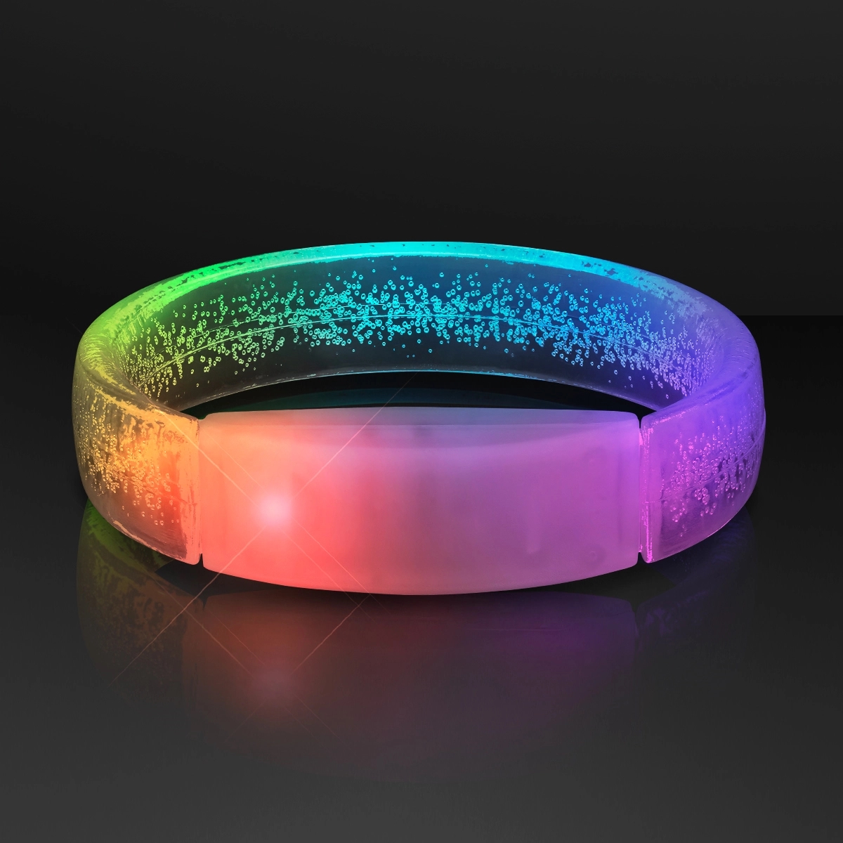 Color Change Bangle Bracelet, Light Bubbles 5
