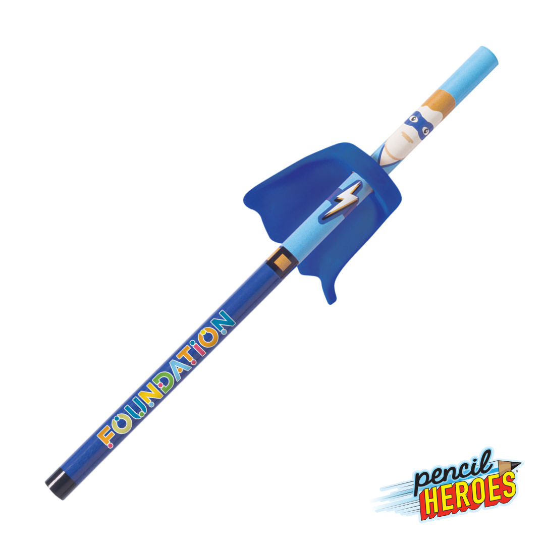 Pencil Heroes®  Superhero Series Male w/Cape Pencil