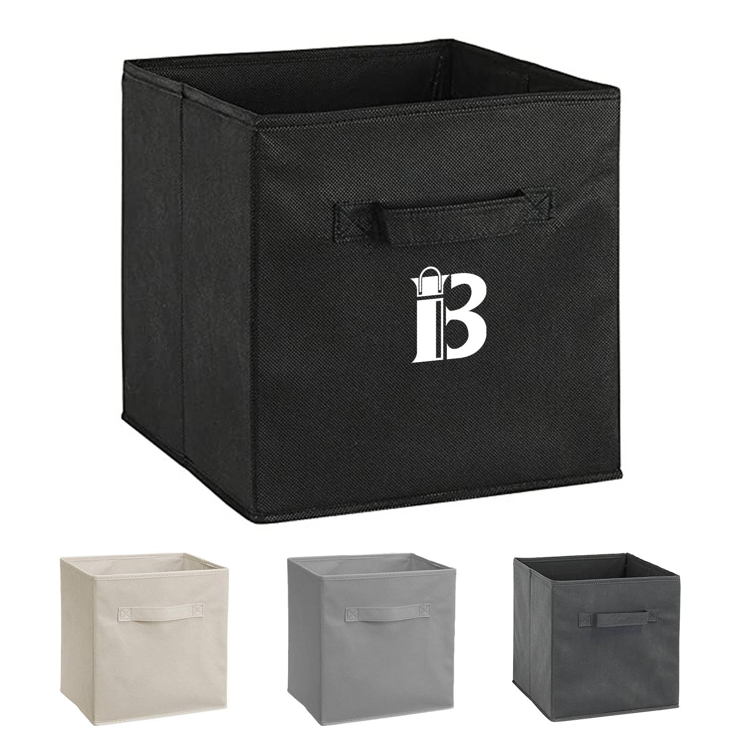 Non-woven Folding Storage Box Cubes Organizer With Handles 3
