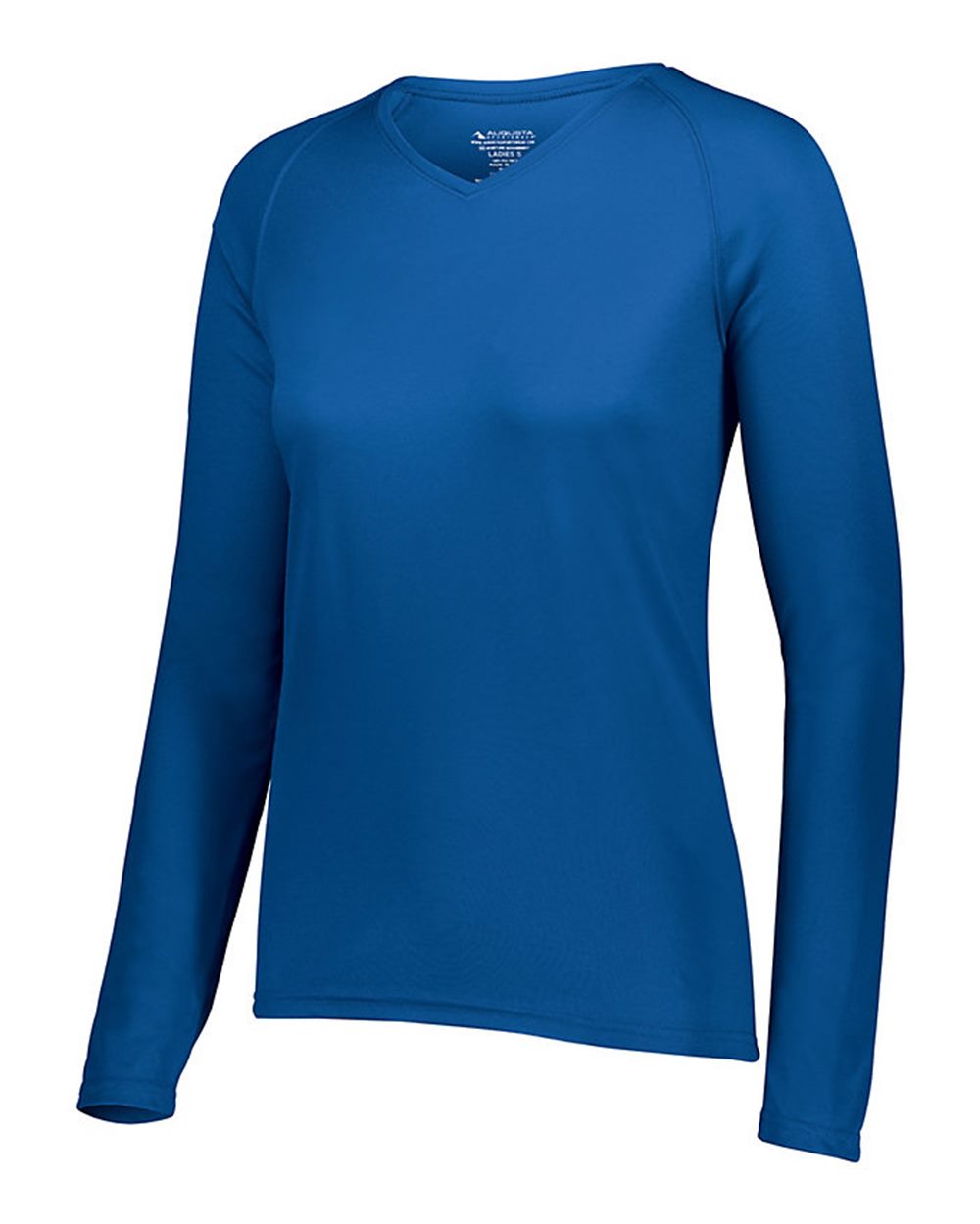 Women's Attain Wicking Long Sleeve V-Neck T-Shirt - 2797 22