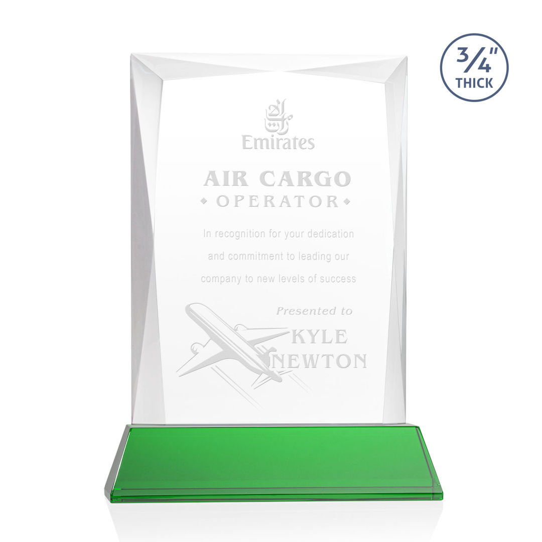 Messina Award on Newhaven Base - Green 2