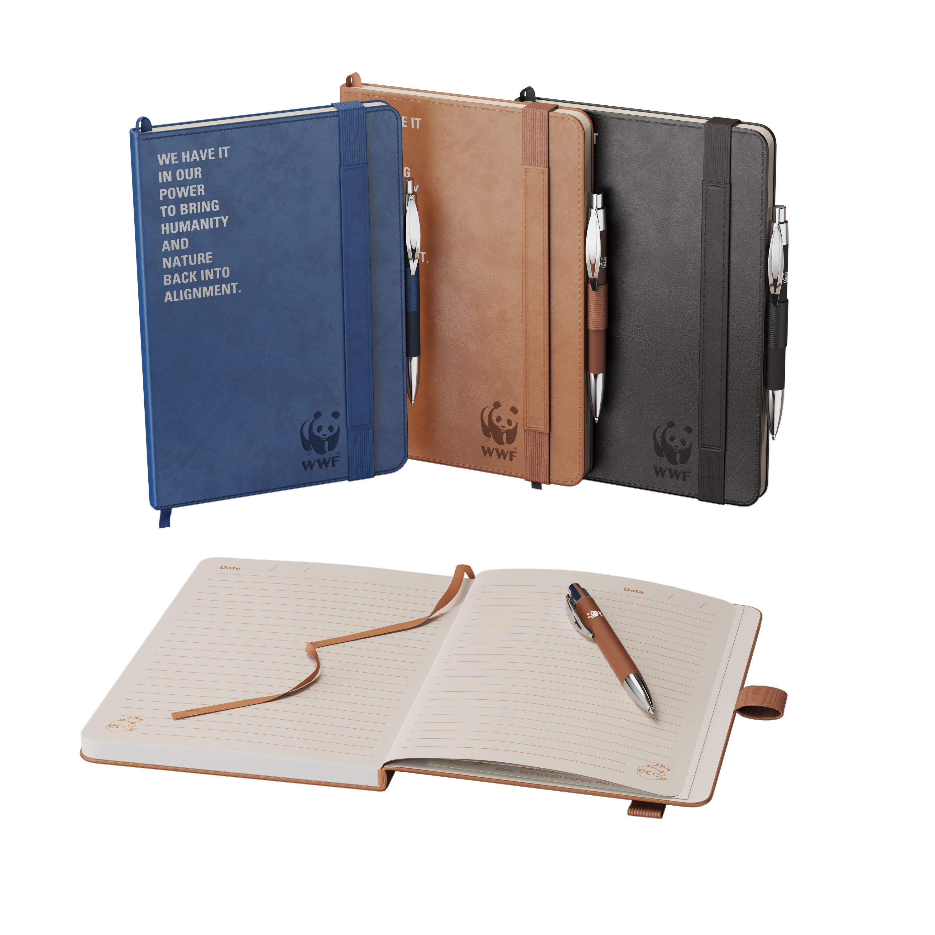 Preston hardcover journal pen combo 3