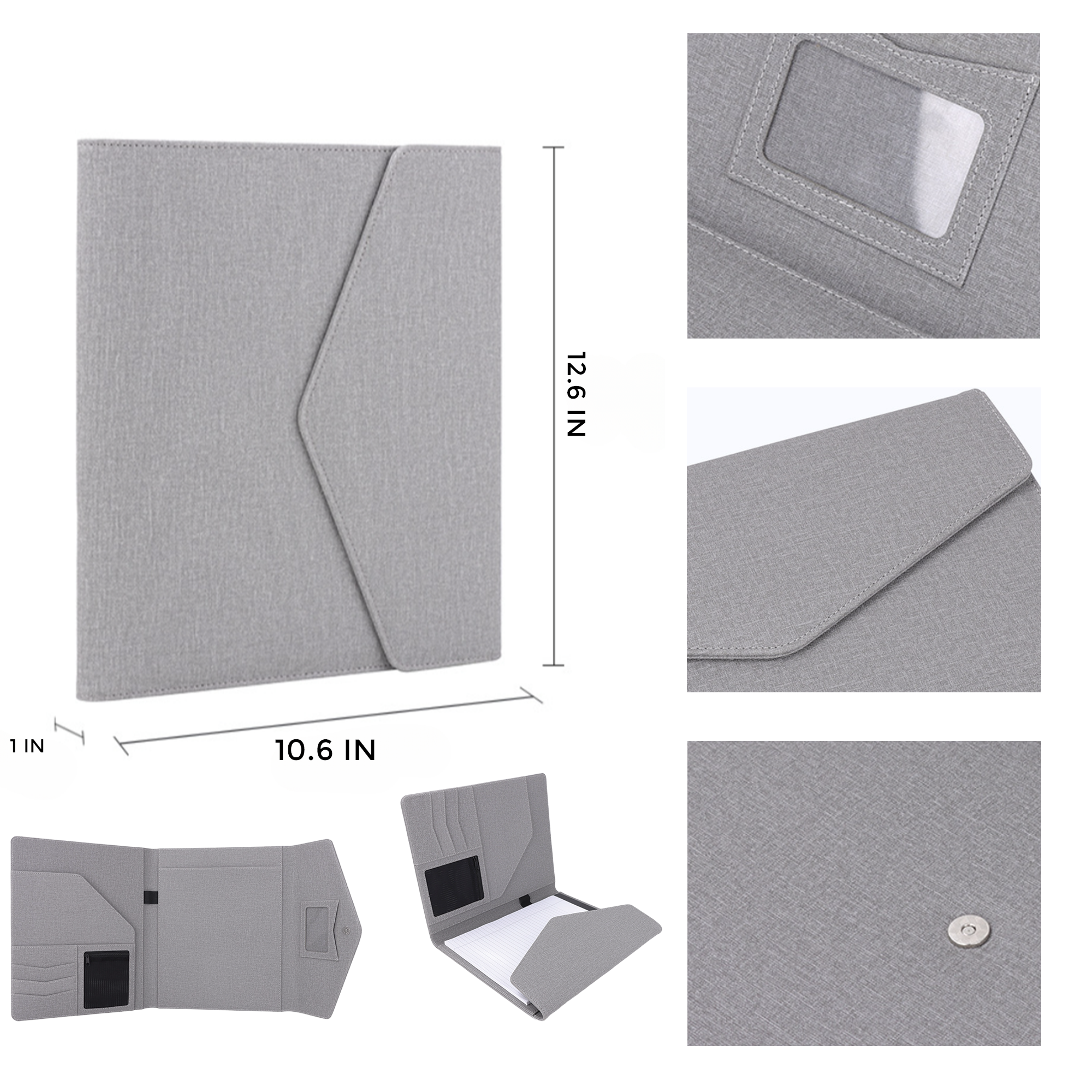 MOQ 10 PCS Durable Textured Document Bag 2