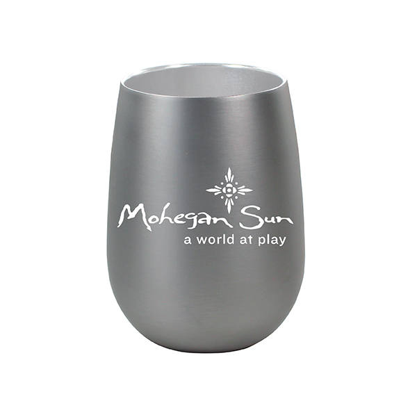 Halcyon® 12 oz. Stainless Steel Wine Glass - Gift Set 1