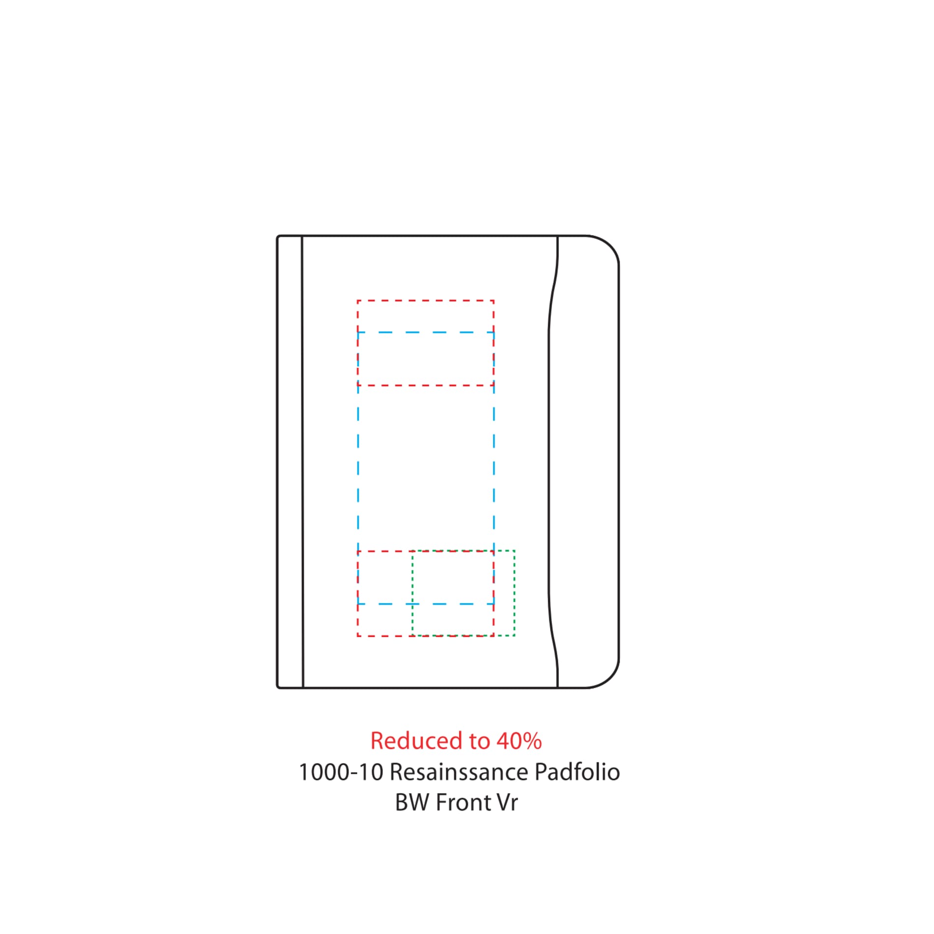 FSC® Mix Renaissance Zippered Padfolio 25