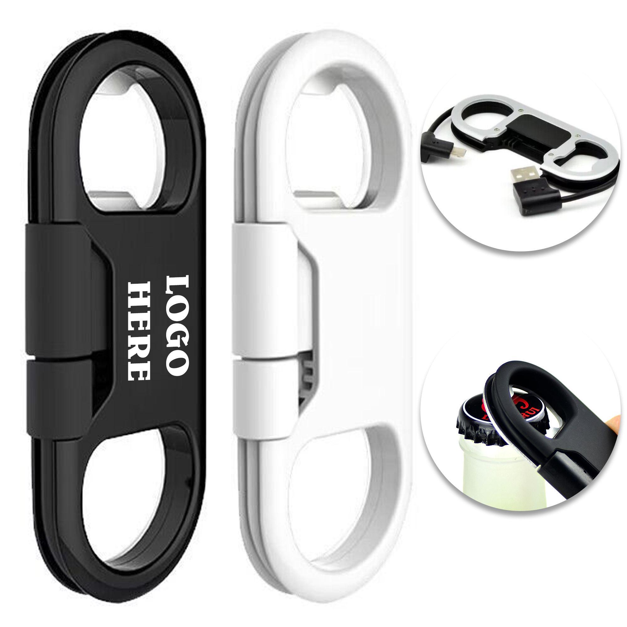 Keychain Bottle Opener USB Cable 1