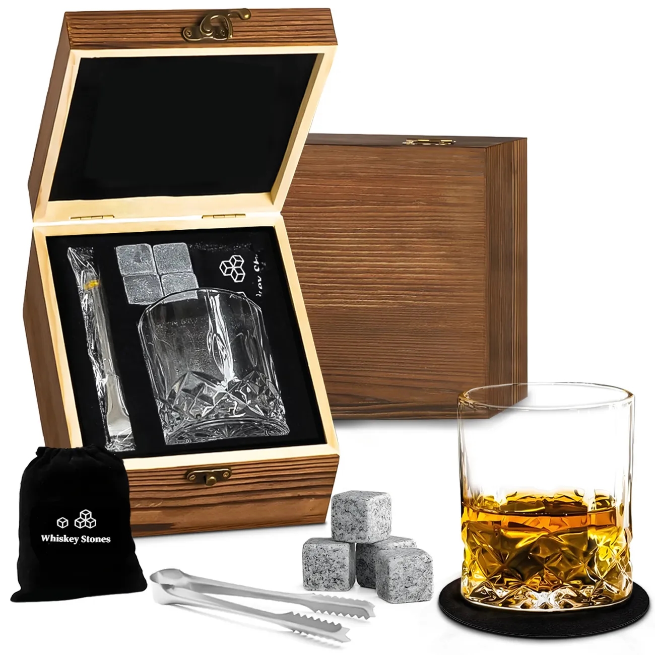 Whiskey Glasses Gift Set 10