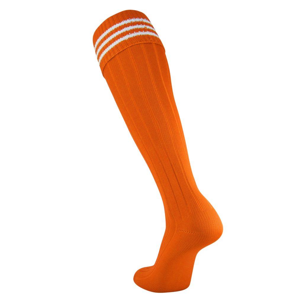 European Striped Soccer Socks Fold Down Top 13
