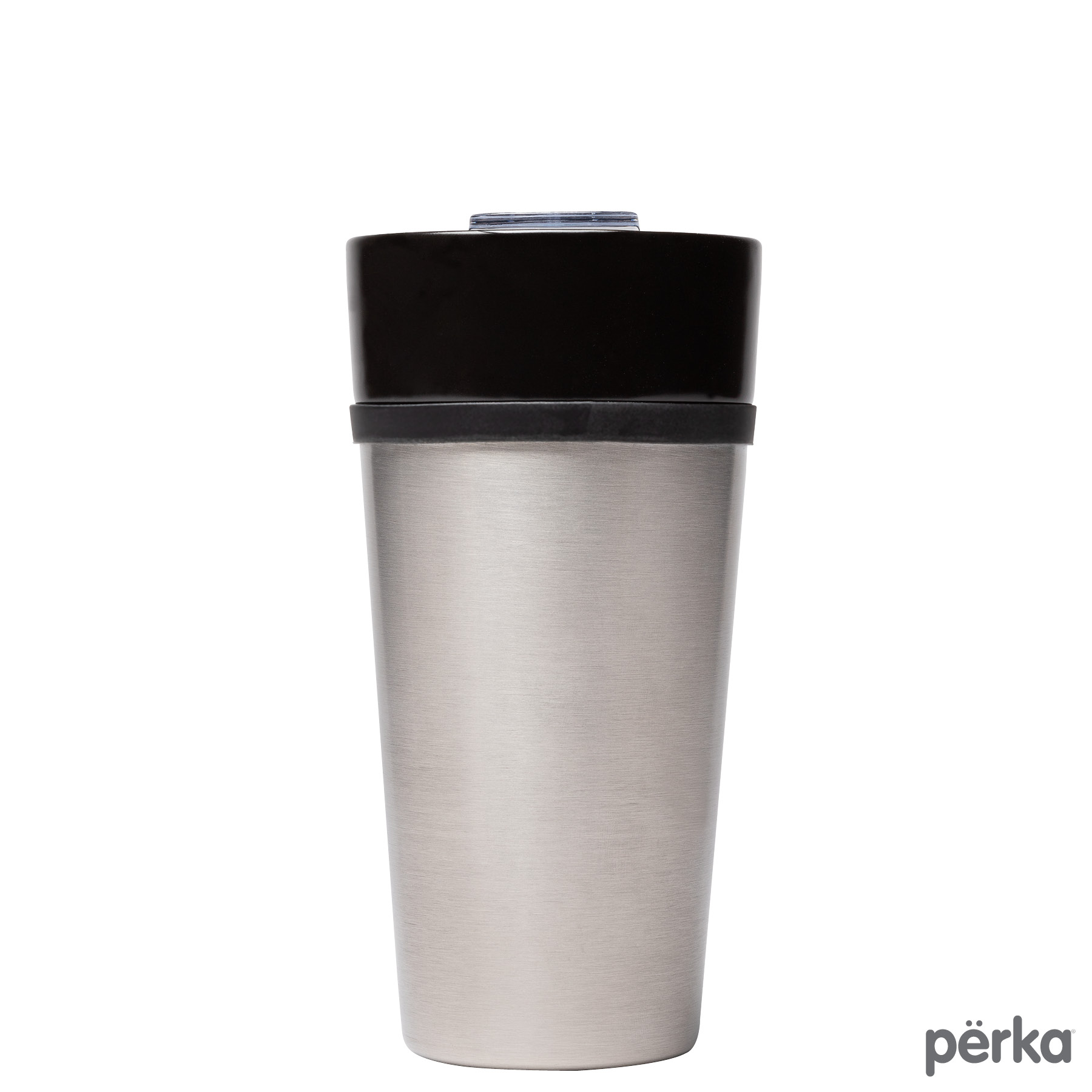 Perka® Linden 14 oz. Double Wall Ceramic Tumbler w/  Stainless Steel Outer 27