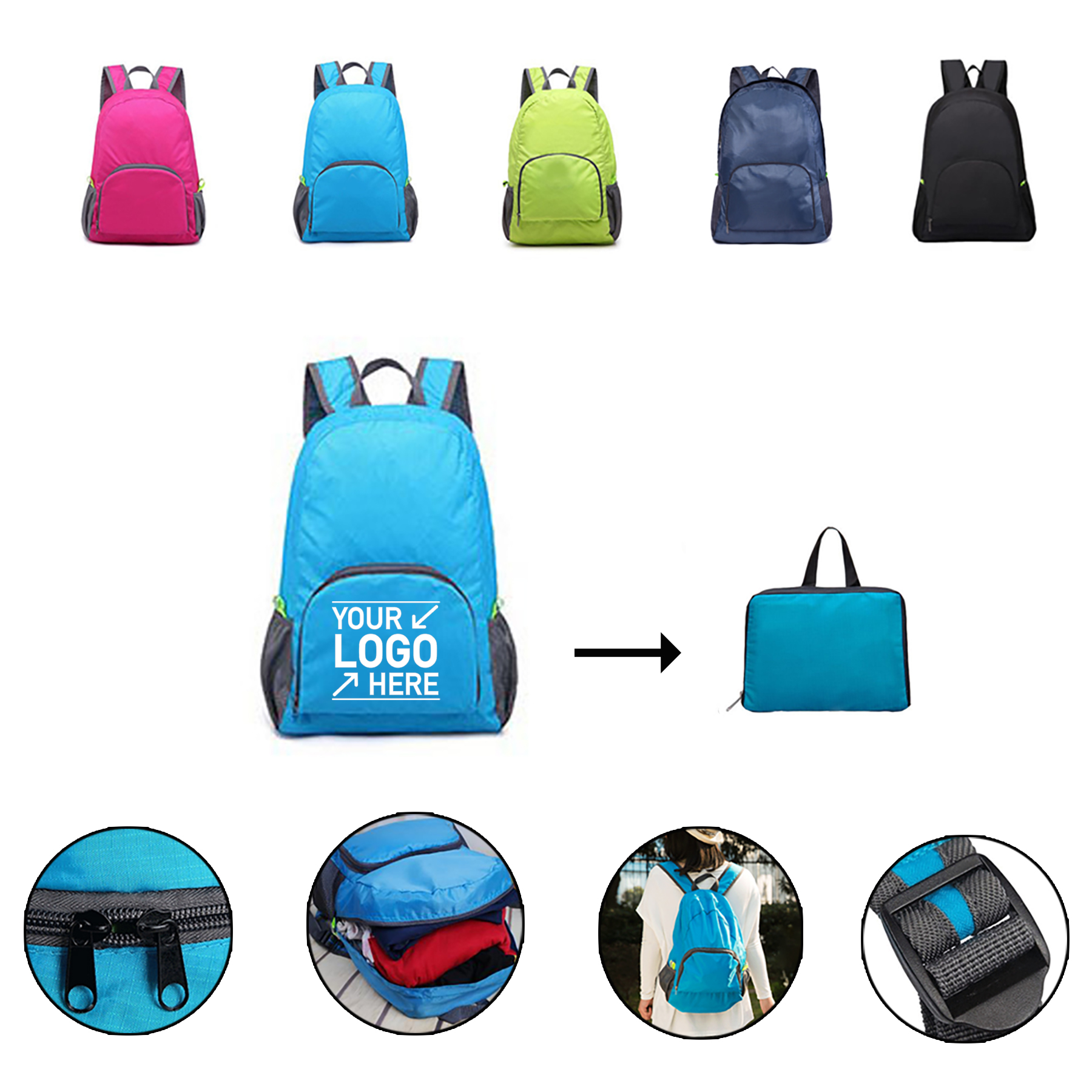 Foldable Lightweight Outdoor Backpack 1