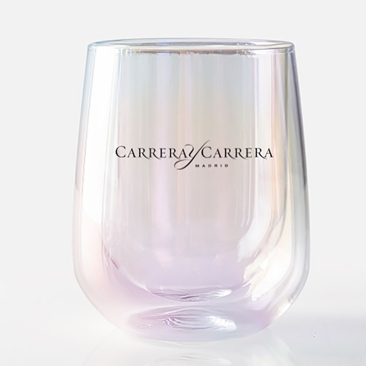 Asobu 12 Oz. Iridescent Stemless Wine Glass