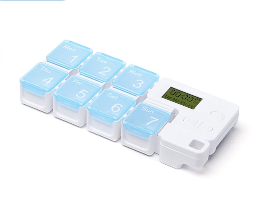 7 Day Am Pm Pill Organizer With Reminder Alarm 5