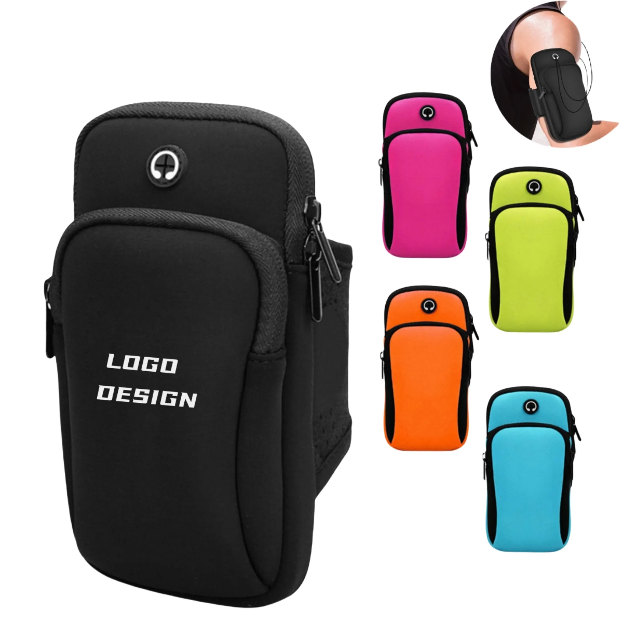Arm Bag With Earphone Hole 5